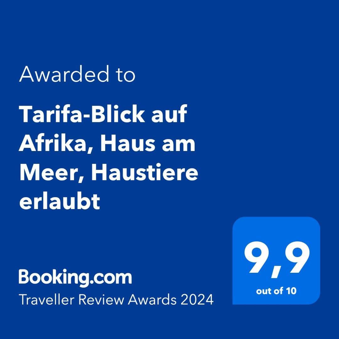 Tarifa-Blick Auf Afrika, Haus Am Meer, Haustiere Erlaubt Exteriér fotografie